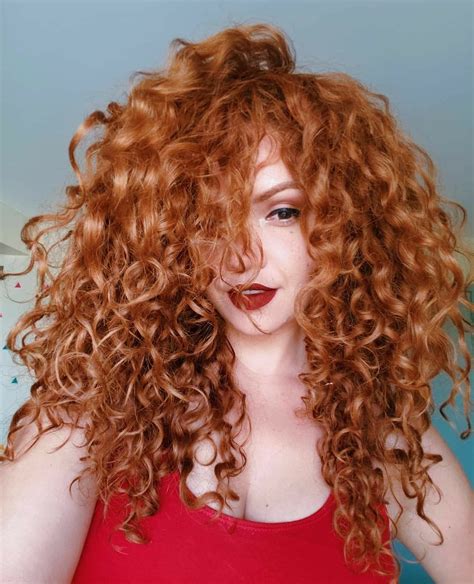 ginger curly hairstyles